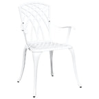 Silla de Jardín 2 pcs 53 x 51 x 88,5cm Aluminio