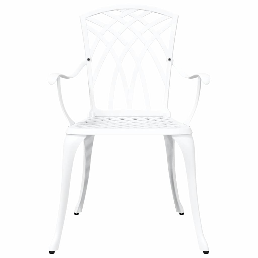 Silla de Jardín 2 pcs 53 x 51 x 88,5cm Aluminio
