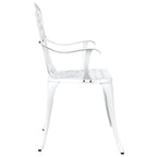 Silla de Jardín 2 pcs 53 x 51 x 88,5cm Aluminio