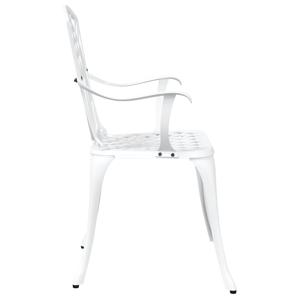 Silla de Jardín 2 pcs 53 x 51 x 88,5cm Aluminio