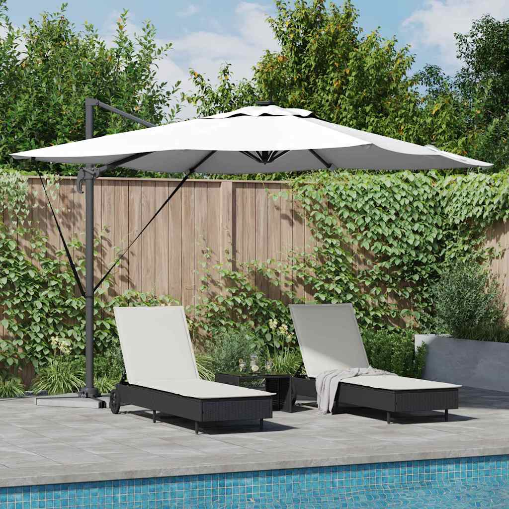 Anthracite Parasol 286 x 284 x 270 cm Aluminum and polyester