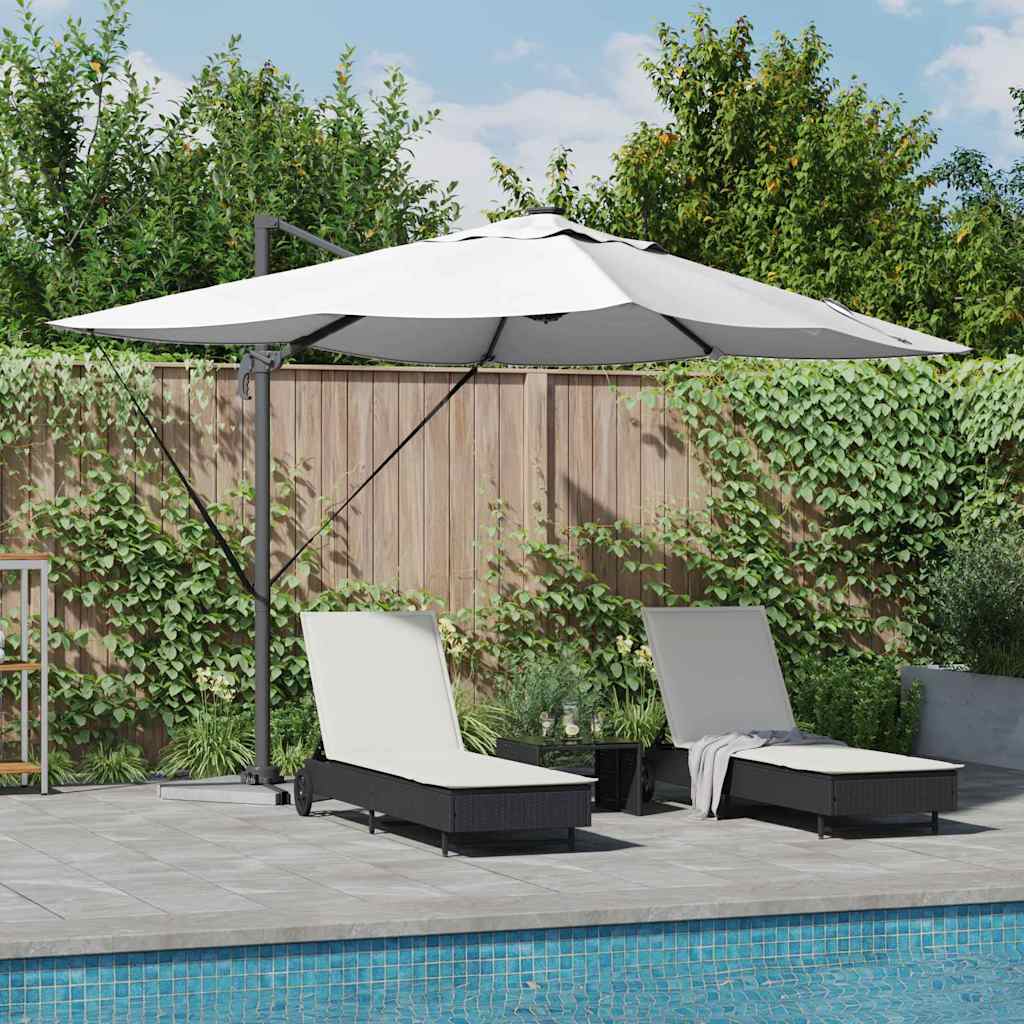 Anthracite Parasol 352 x 251 x 265 cm Polyester and Aluminum