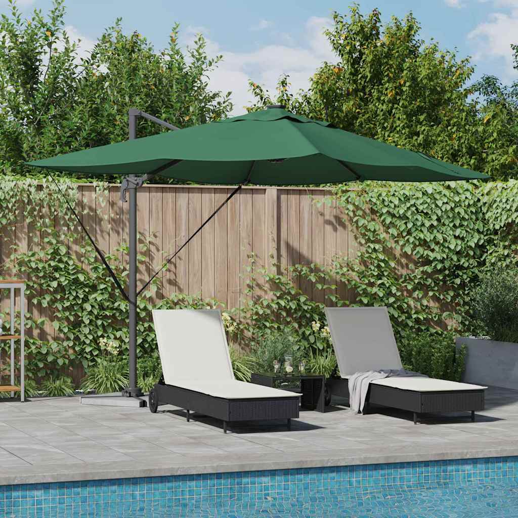 Anthracite Parasol 352 x 251 x 265 cm Polyester and Aluminum
