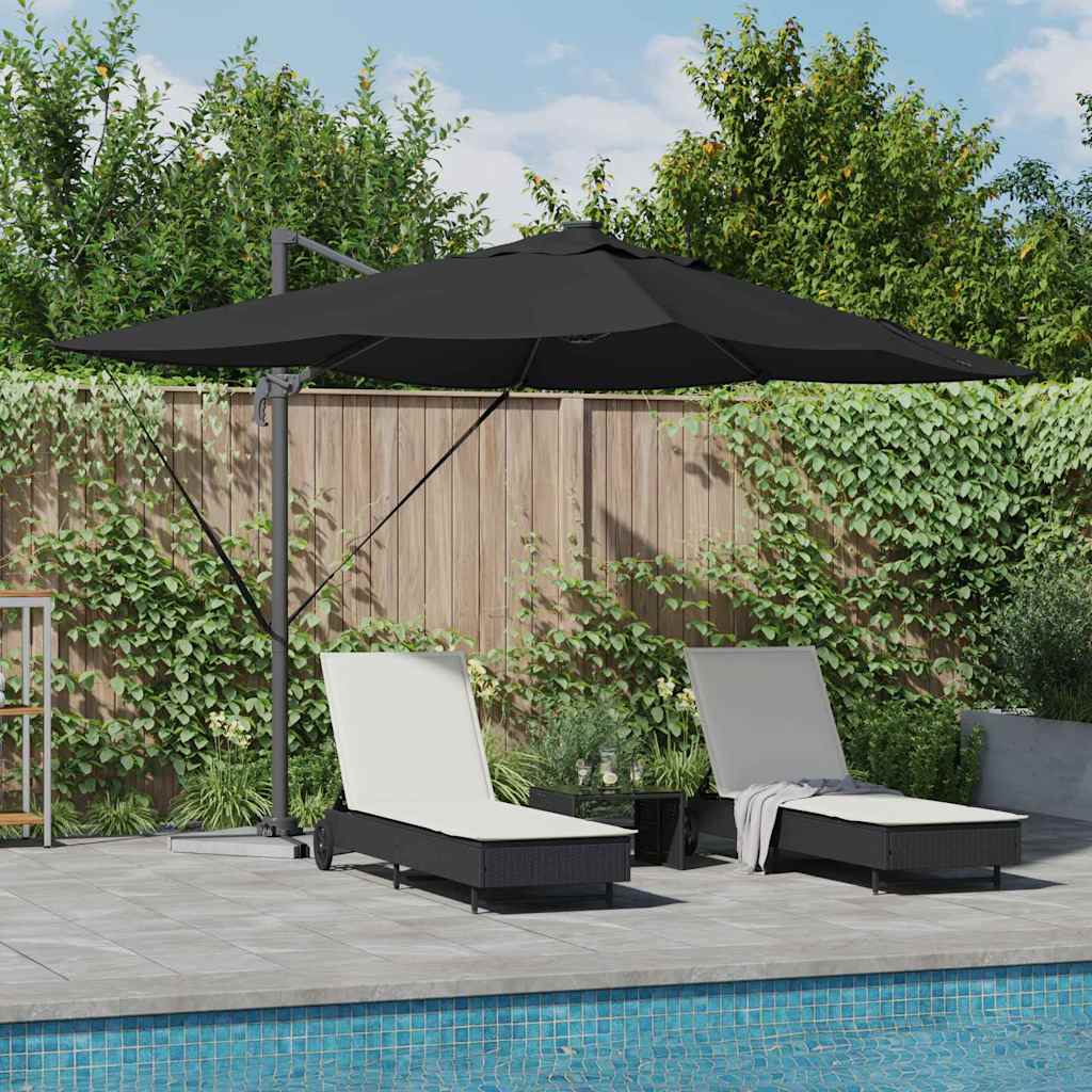 Anthracite Parasol 352 x 251 x 265 cm Polyester and Aluminum