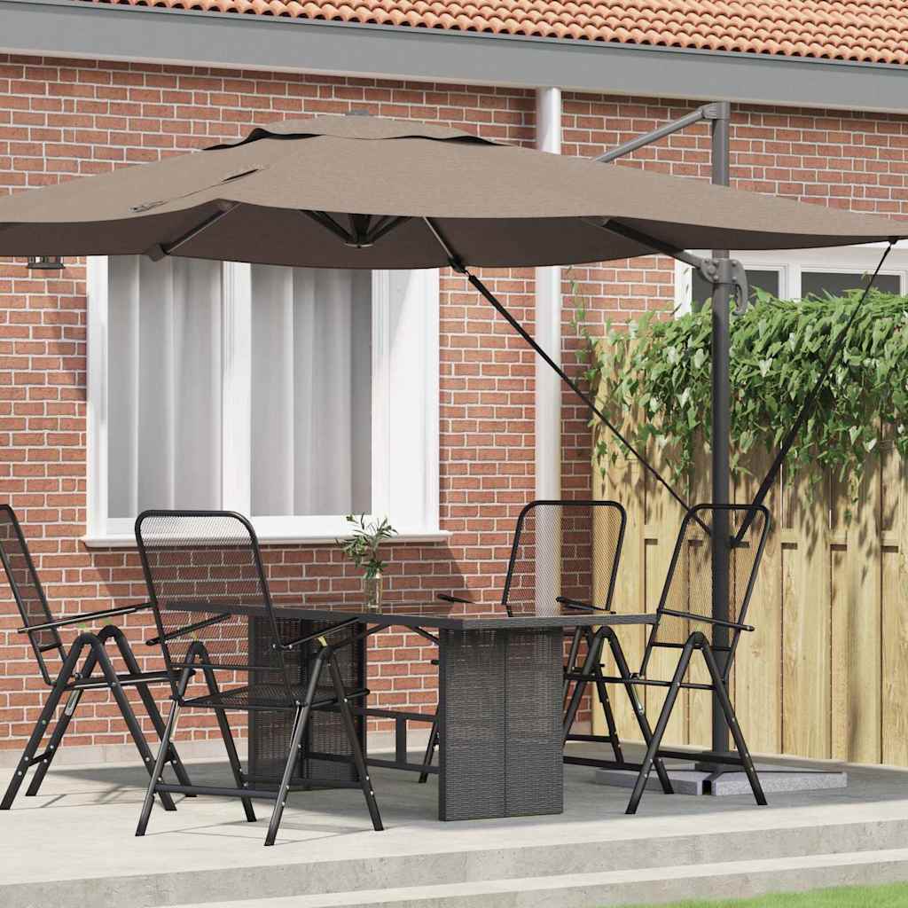 Roma Parasol Anthracite 286 x 284 x 265 cm Aluminum and polyester