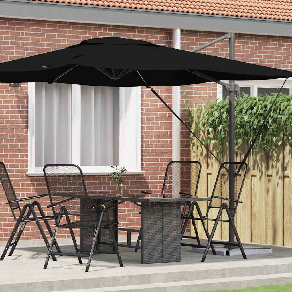 Roma Parasol Anthracite 286 x 284 x 265 cm Aluminum and polyester