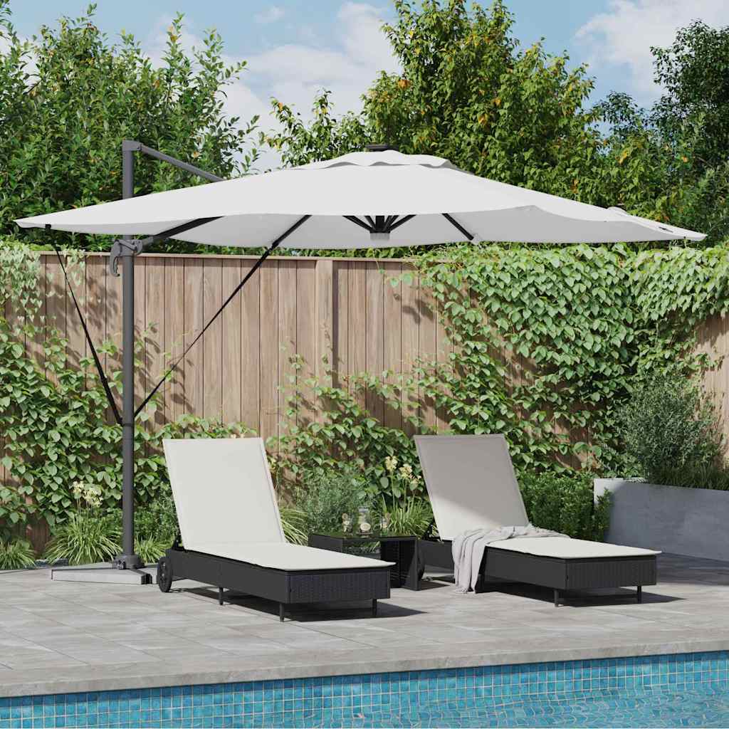 Roma Anthracite Parasol 286 x 284 x 270 cm Aluminum and polyester