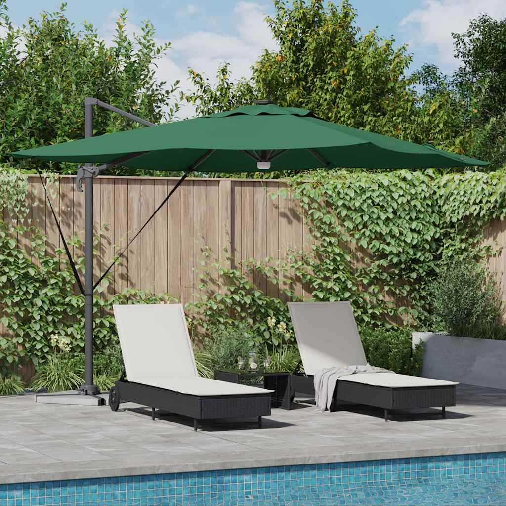 Roma Anthracite Parasol 286 x 284 x 270 cm Aluminum and polyester