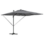 Parasol Roma Antracita 286 x 284 x 270 cm Aluminio y poliéster