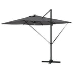 Parasol Roma Antracita 286 x 284 x 270 cm Aluminio y poliéster