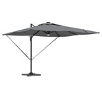 Parasol Roma Antracita 286 x 284 x 270 cm Aluminio y poliéster