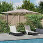Parasol Roma Antracita 286 x 284 x 270 cm Aluminio y poliéster