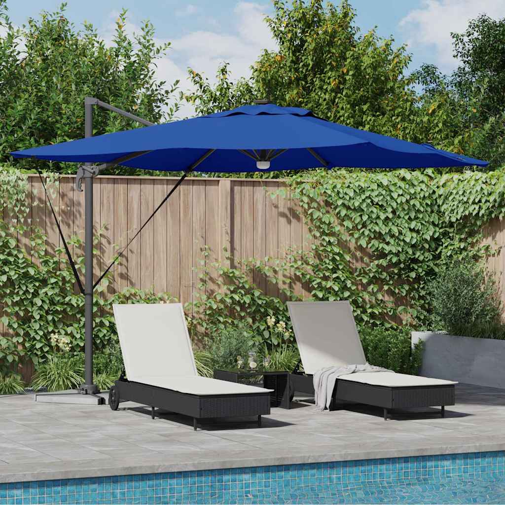 Roma Anthracite Parasol 286 x 284 x 270 cm Aluminum and polyester