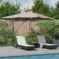 Sombrilla Antracita 351 x 250 x 253 cm Poliéster y Aluminio