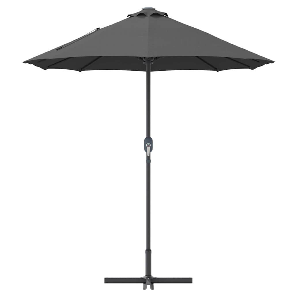Sombrilla de jardín Antracita 370 x 197 x 239 cm