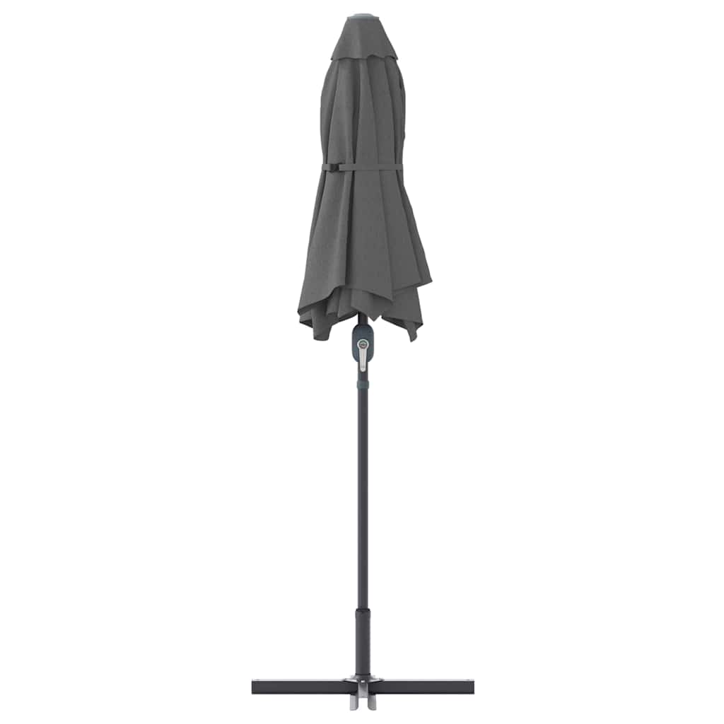 Sombrilla de jardín Antracita 370 x 197 x 239 cm