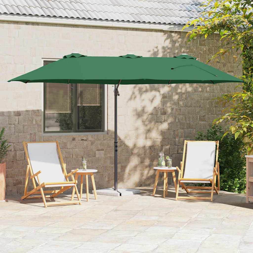 Anthracite Parasol 372 x 198 x 243 cm Polyester and Aluminum