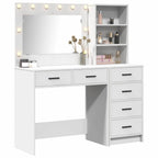 Mesa de tocador Blanco 78.5 x 41 x 135 cm Madera contrachapada