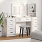 Dressing Table with Drawer 3 pcs Brown 40 x 41 x 135 cm