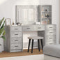Dressing Table with Drawer 3 pcs Brown 40 x 41 x 135 cm