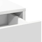 Mesa de tocador con cajón 2 pcs Blanco 50 x 41 x 135 cm