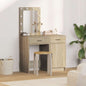Mesa de tocador con cajón 2 pcs Blanco 50 x 41 x 135 cm
