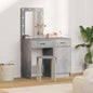 Mesa de tocador con cajón 2 pcs Blanco 50 x 41 x 135 cm