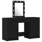 Mesa Tocador Negro 50 x 41 x 135 cm Madera de ingeniería