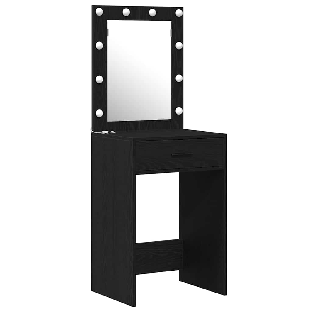 Mesa Tocador Negro 50 x 41 x 135 cm Madera de ingeniería