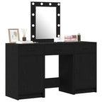 Mesa Tocador Negro 50 x 41 x 135 cm Madera de ingeniería