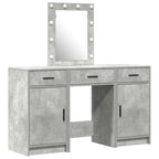 Mesa Tocador Gris 50 x 41 x 135 cm Madera de ingeniería