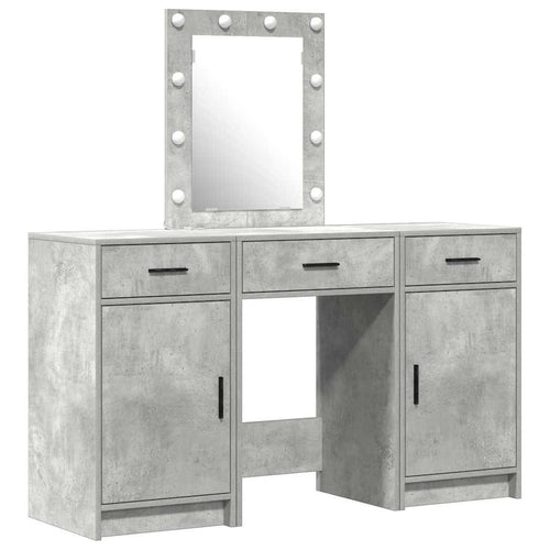 Mesa Tocador Gris 50 x 41 x 135 cm Madera de ingeniería