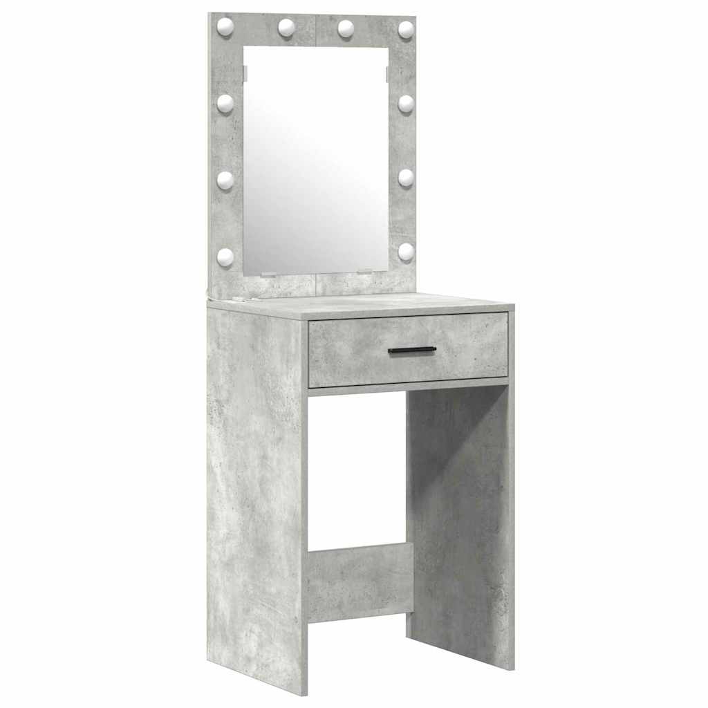 Mesa Tocador Gris 50 x 41 x 135 cm Madera de ingeniería