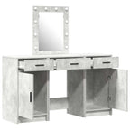 Mesa Tocador Gris 50 x 41 x 135 cm Madera de ingeniería