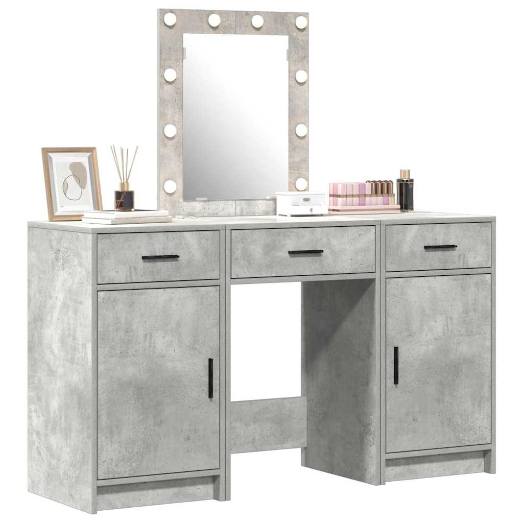 Mesa Tocador Gris 50 x 41 x 135 cm Madera de ingeniería