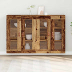 Armarios de pared 2 pcs Madera envejecida 69,5 x 34 x 90 cm