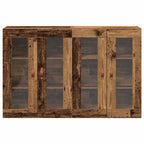 Armarios de pared 2 pcs Madera envejecida 69,5 x 34 x 90 cm