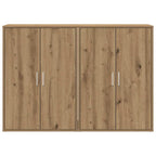 Aparador 2 pcs Roble artesanal 60 x 31 x 84 cm