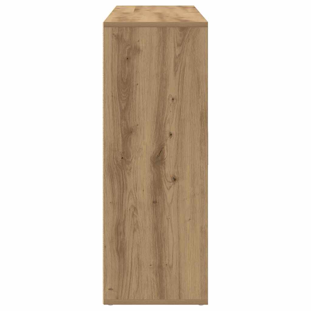 Aparador 2 pcs Roble artesanal 60 x 31 x 84 cm