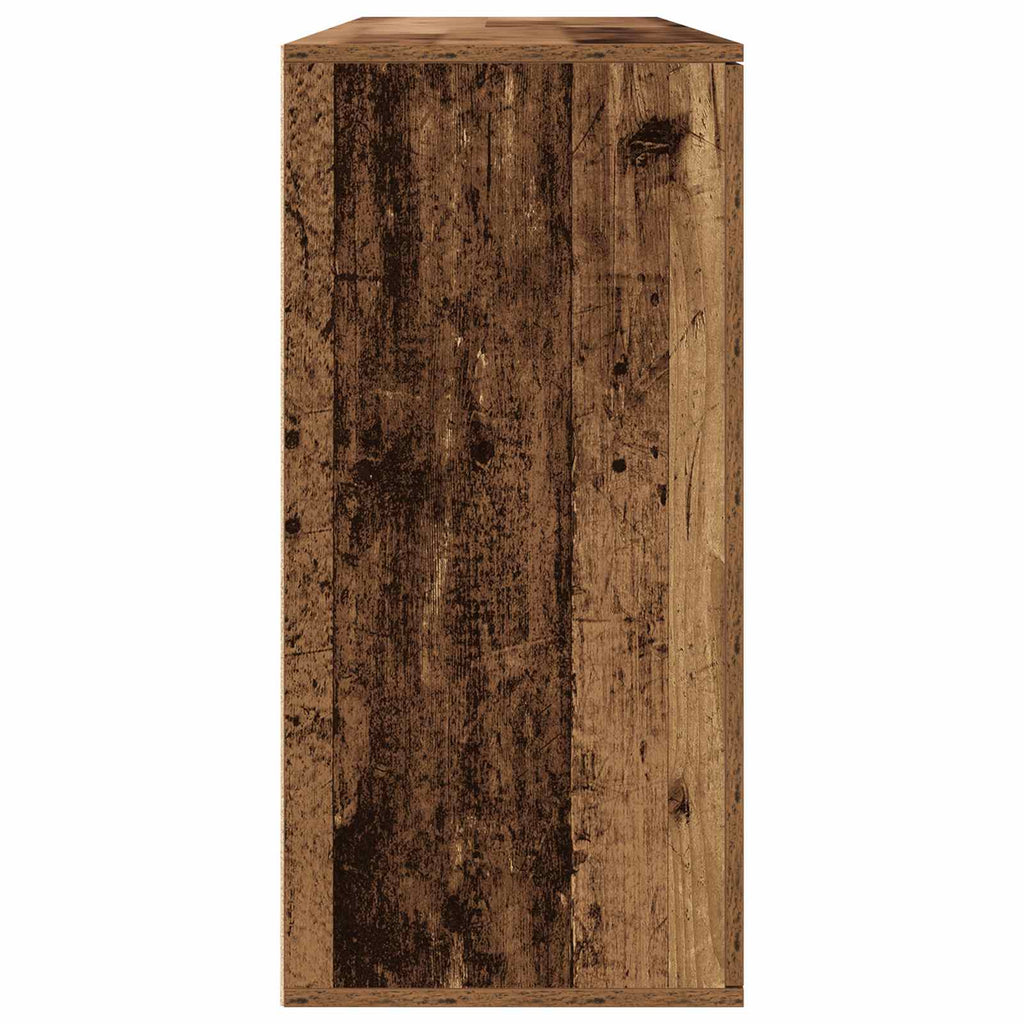 Aparador 2 pcs Madera vieja 79 x 38 x 80 cm
