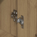 Aparador 2 pcs Roble artesanal 79 x 38 x 80 cm