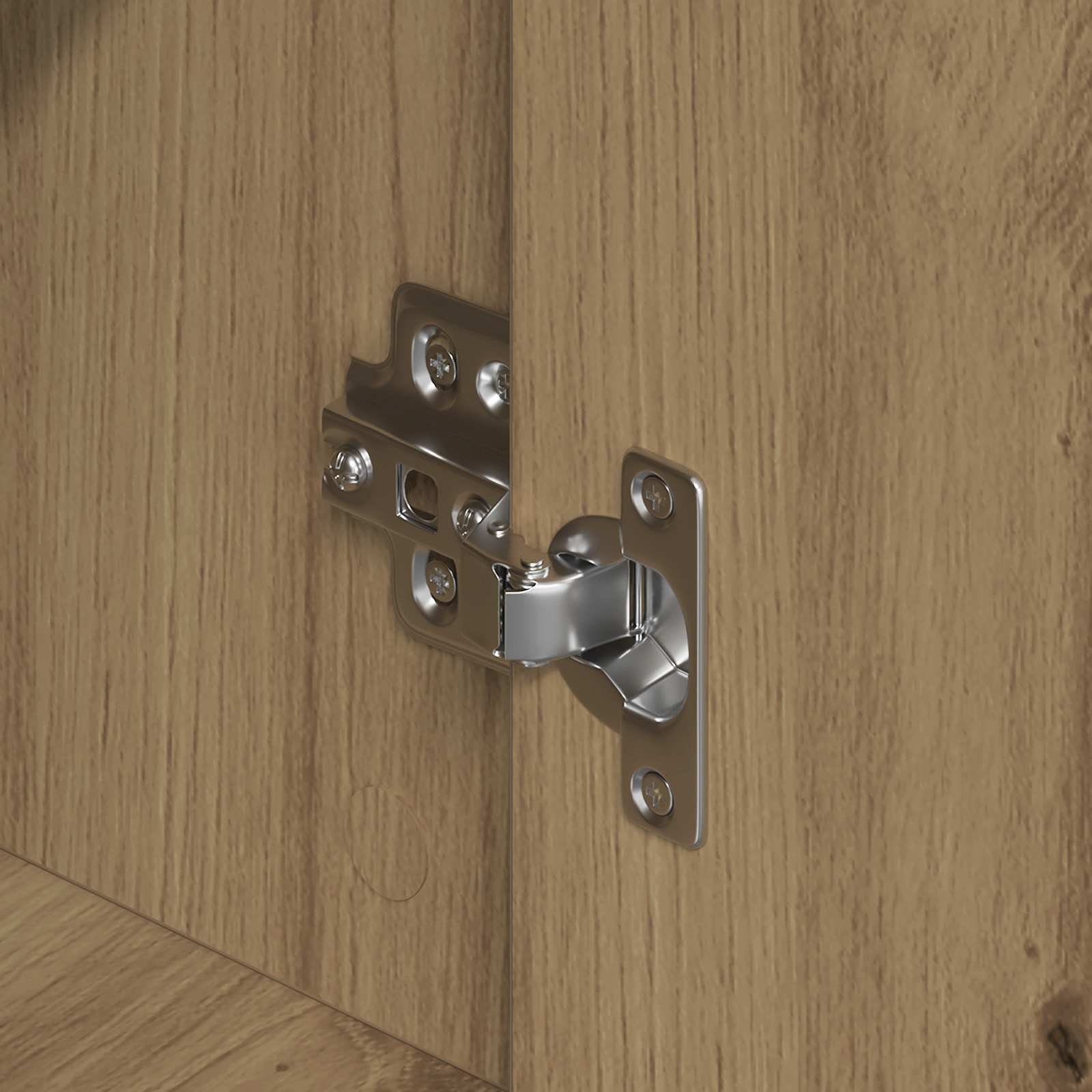 Aparador 2 pcs Roble artesanal 79 x 38 x 80 cm