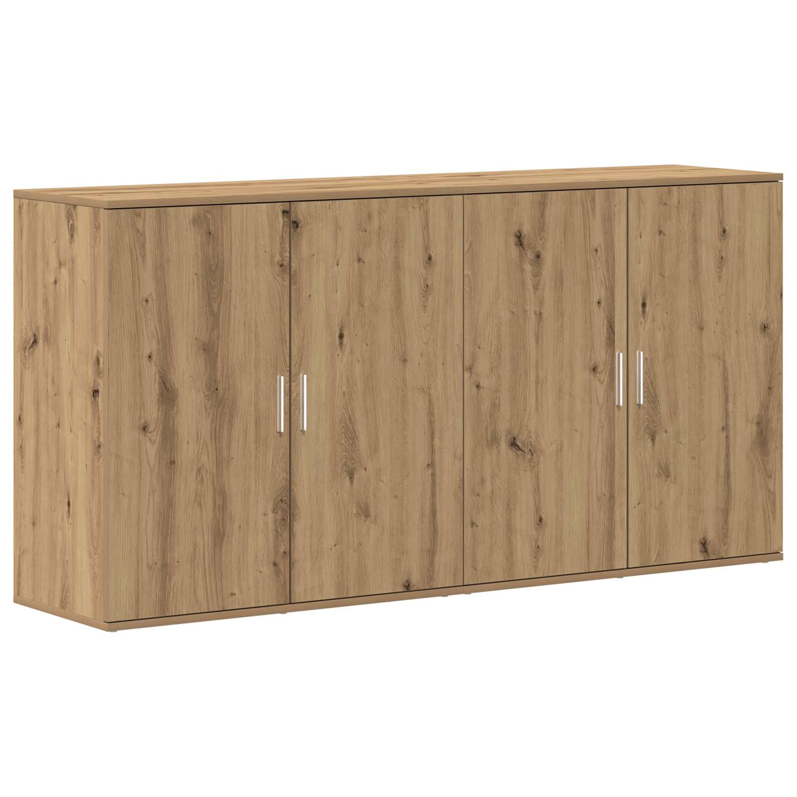Aparador 2 pcs Roble artesanal 79 x 38 x 80 cm