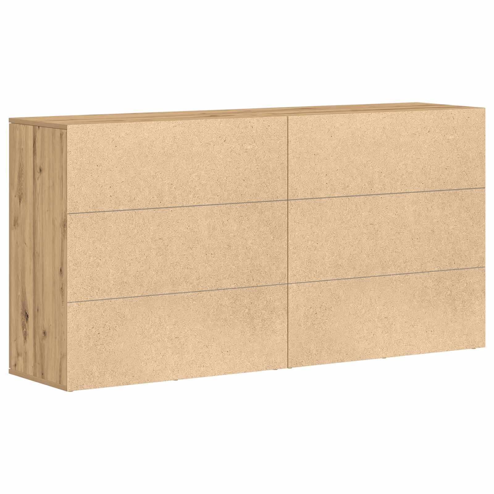 Aparador 2 pcs Roble artesanal 79 x 38 x 80 cm