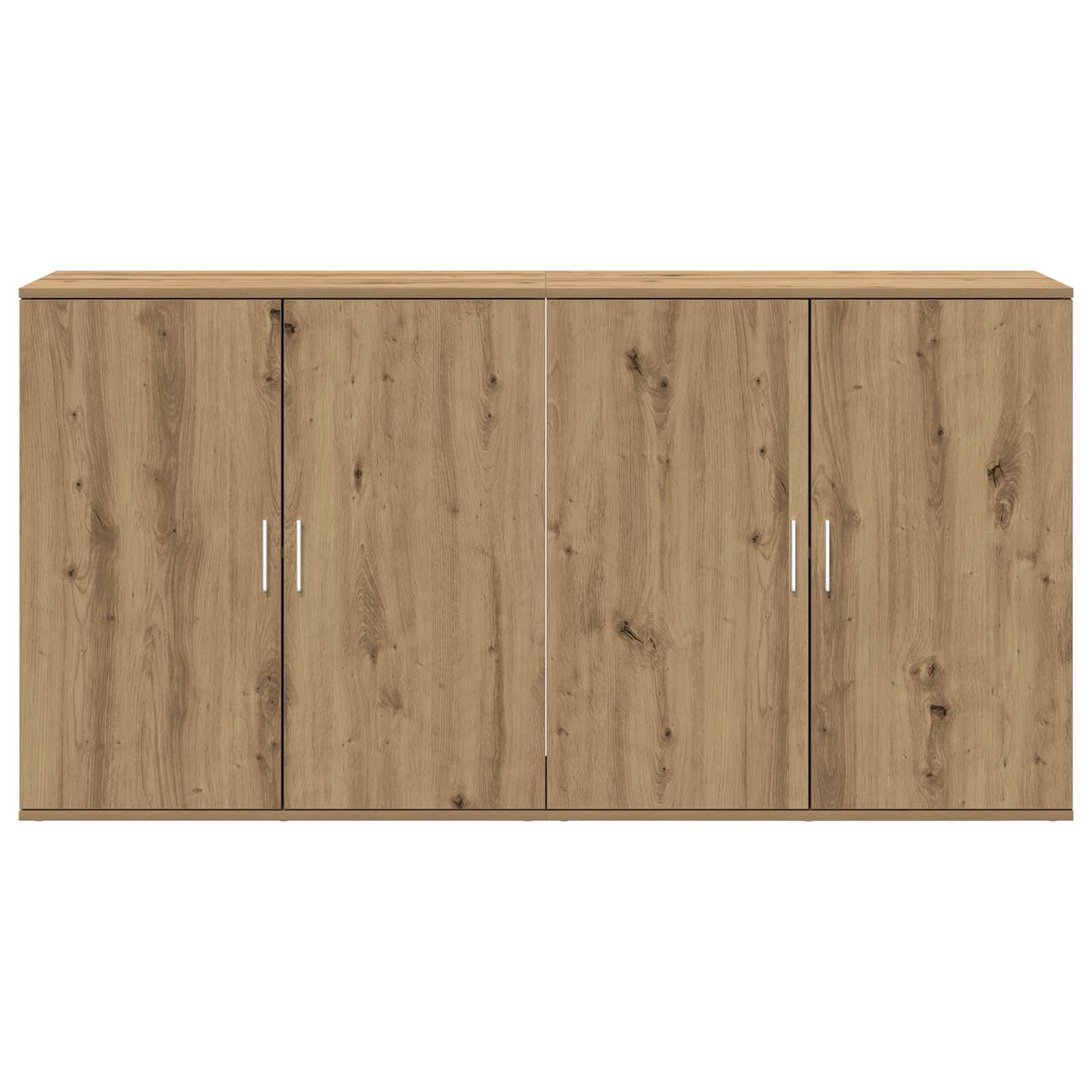 Aparador 2 pcs Roble artesanal 79 x 38 x 80 cm