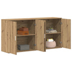 Aparador 2 pcs Roble artesanal 79 x 38 x 80 cm