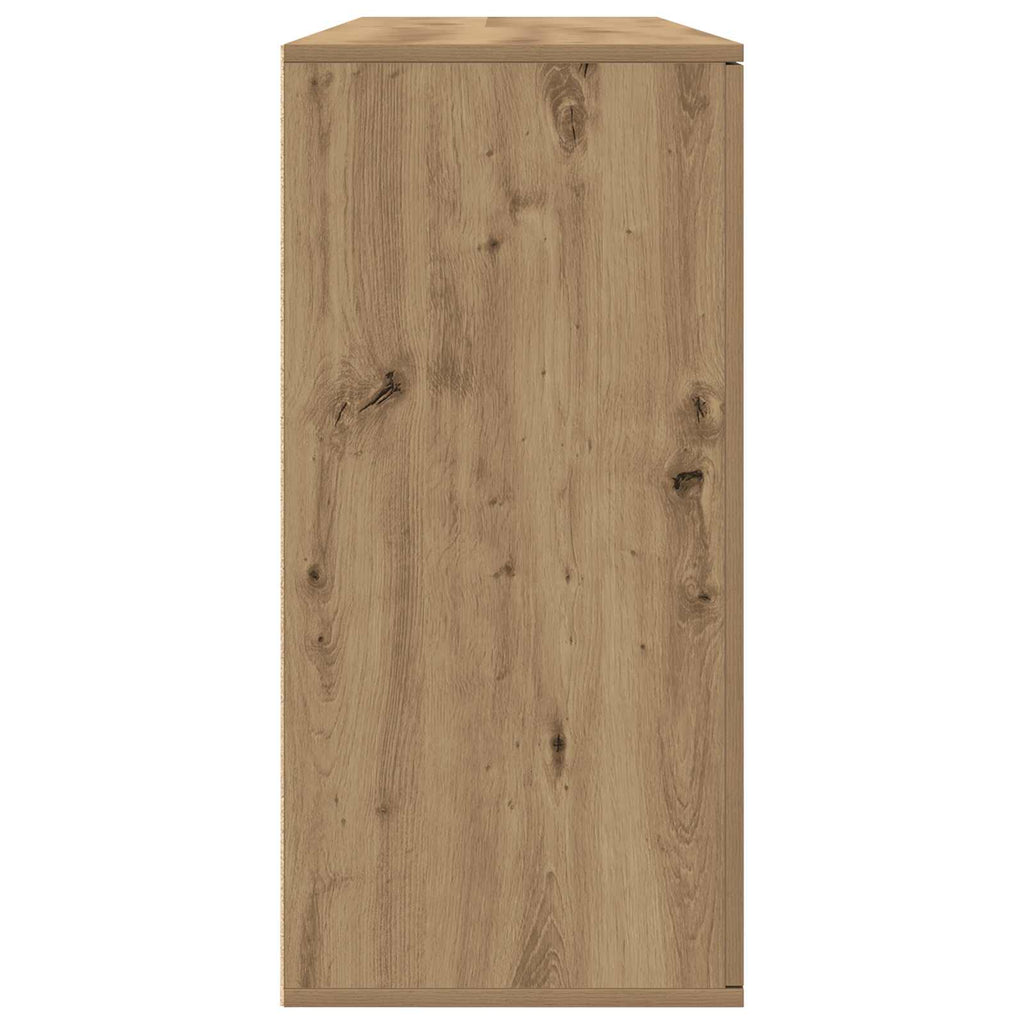 Aparador 2 pcs Roble artesanal 79 x 38 x 80 cm
