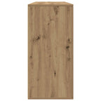 Aparador 2 pcs Roble artesanal 79 x 38 x 80 cm