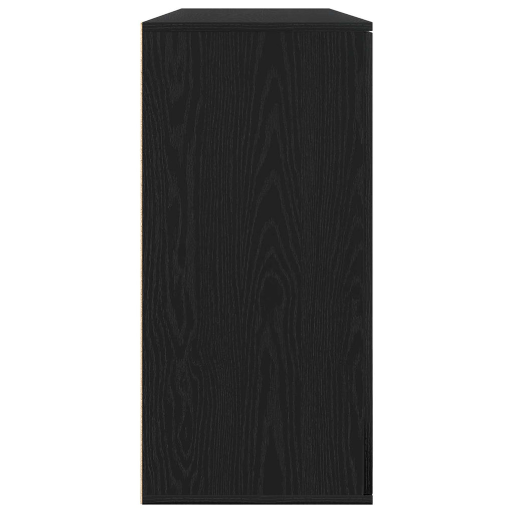Aparador 2 pcs Roble Negro 79 x 38 x 80 cm Madera de ingeniería