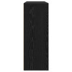 Aparador 2 pcs Roble Negro 60 x 31 x 84 cm Madera de ingeniería